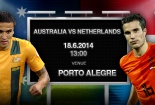 Link sopcast xem trực tiếp trận Australia vs Hà Lan World Cup 2014